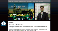 Desktop Screenshot of chasebrownlaw.com